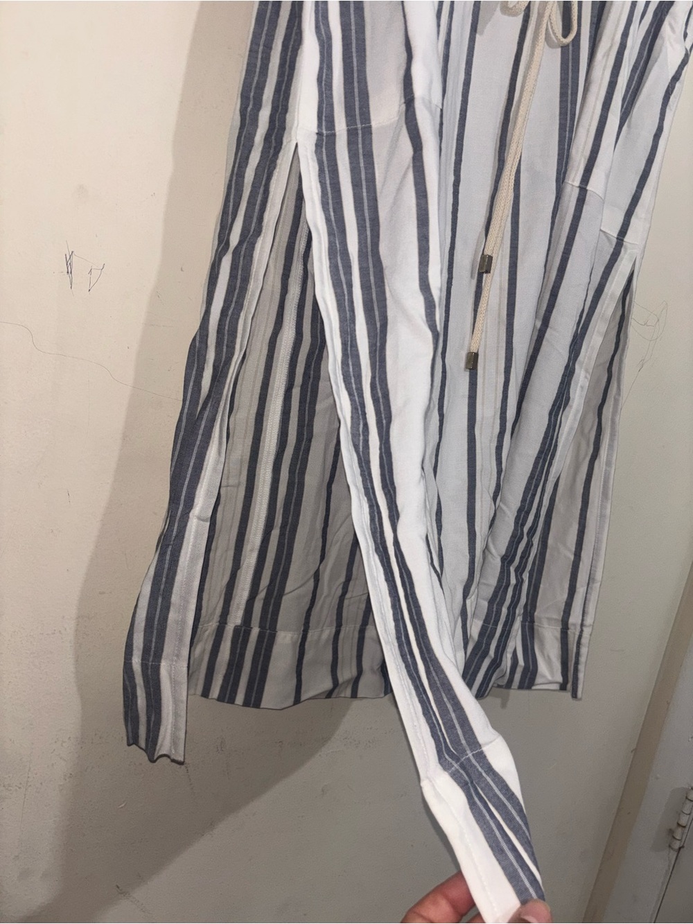 Reiss Ashley Striped Kaftan Midi Dress Size 8 - Picture 4 of 16